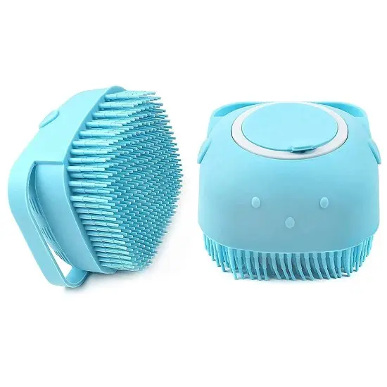 Silicon Bath Brush Square (Pack of 2)