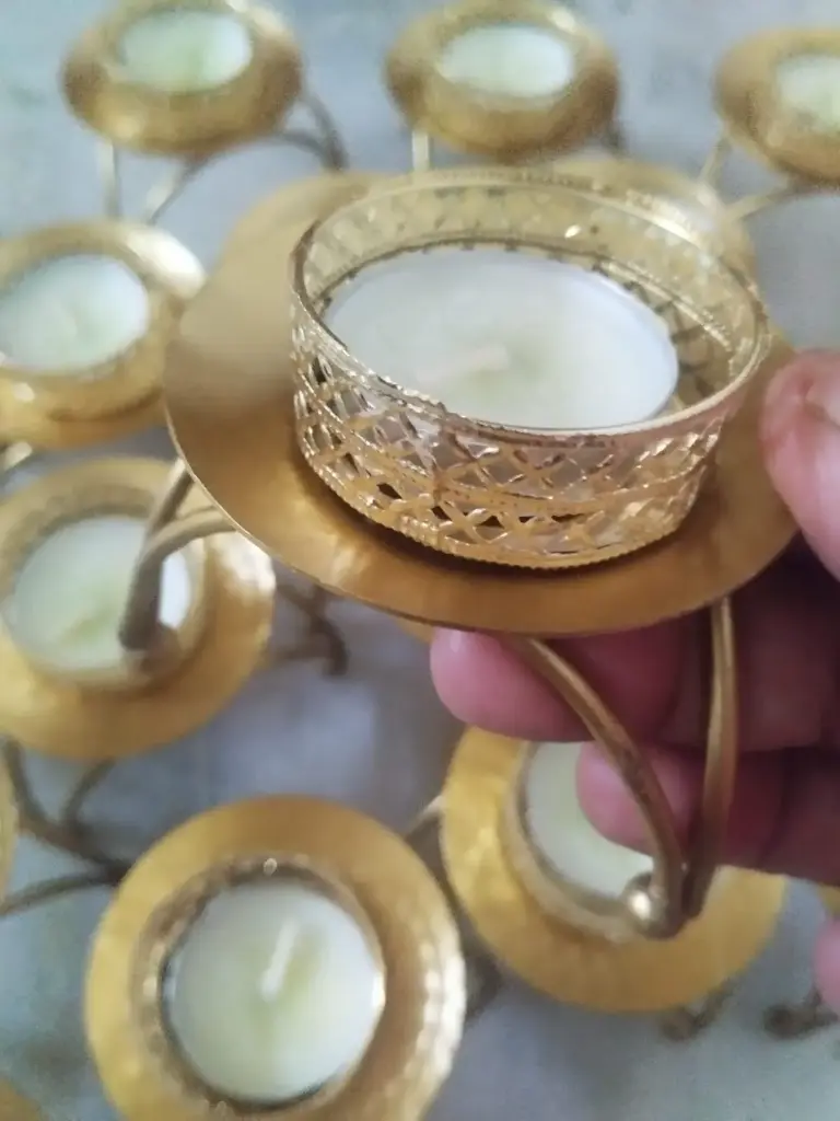 Candle holder brass